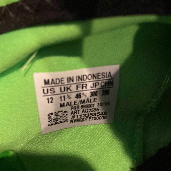 COPY - Adidas soccer cleats size 12 - Picture 4 of 4